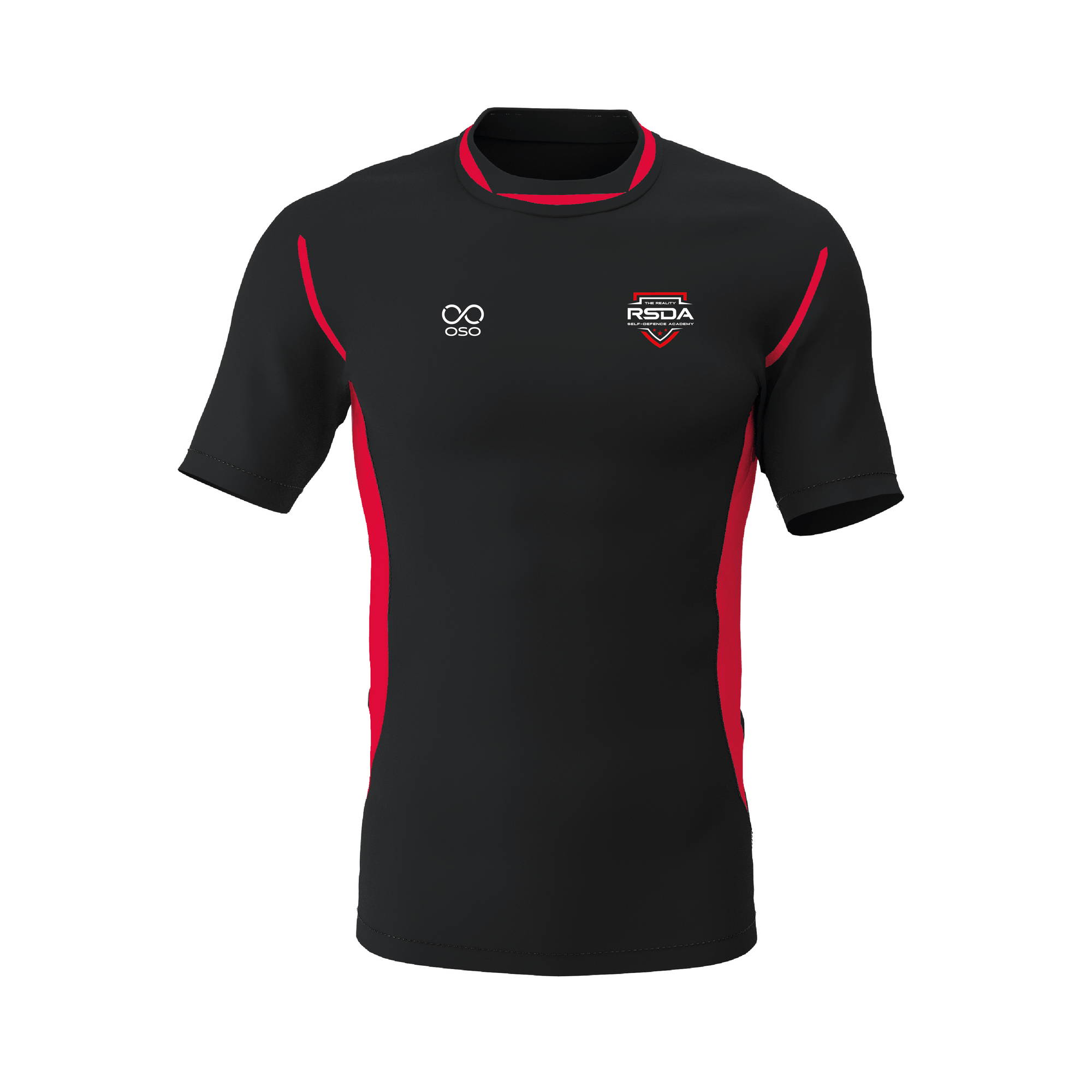 Krav Maga Training Base T-Shirt - Black/red