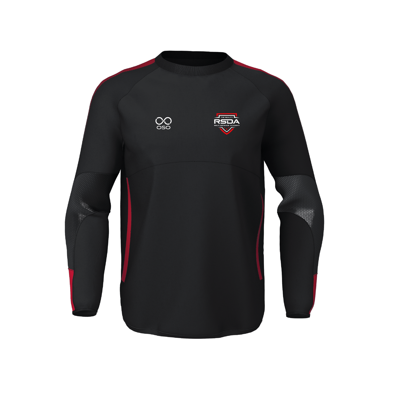 Krav Maga Contact Top - Black/red