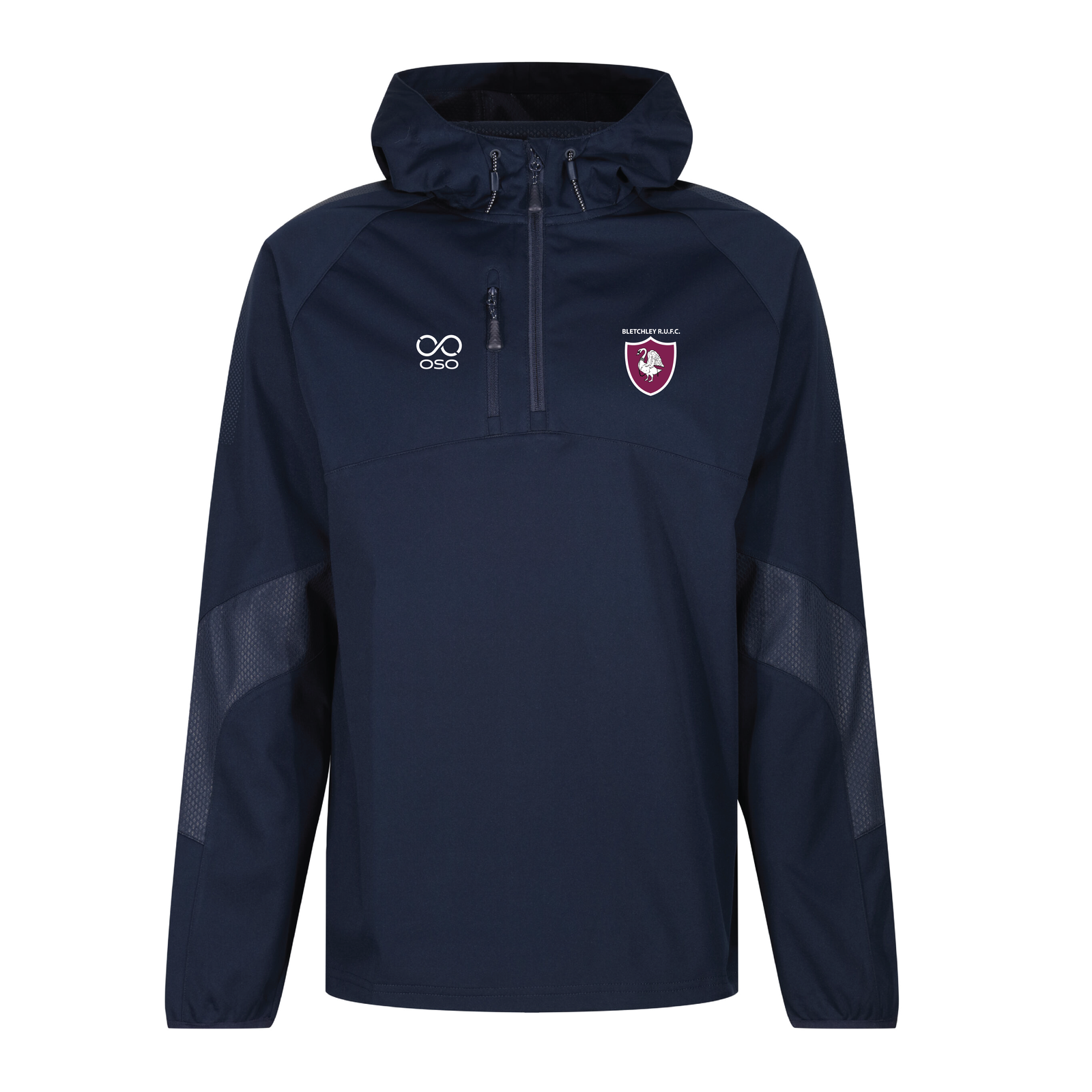 Bletchley RUFC Hooded Softshell - Navy/navy