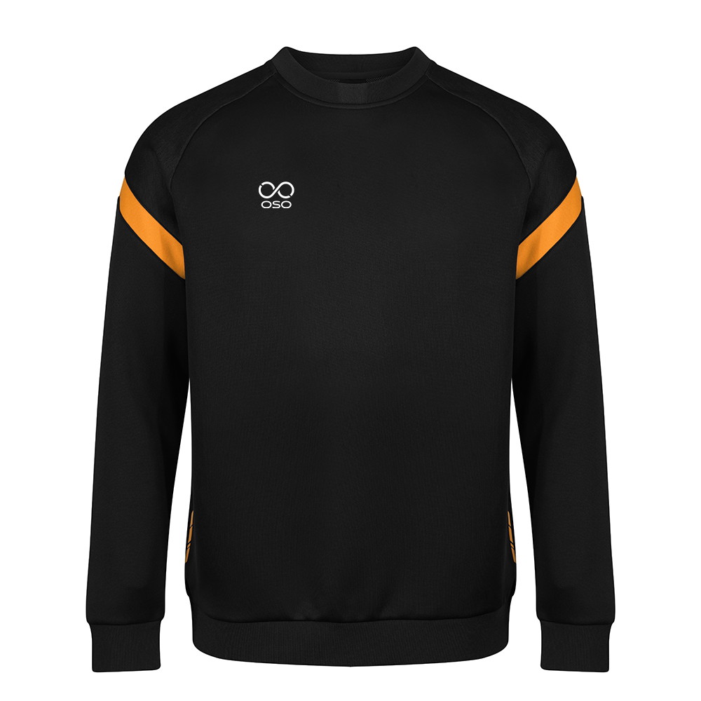 OSO Kinetic Crew Neck - Black/Amber