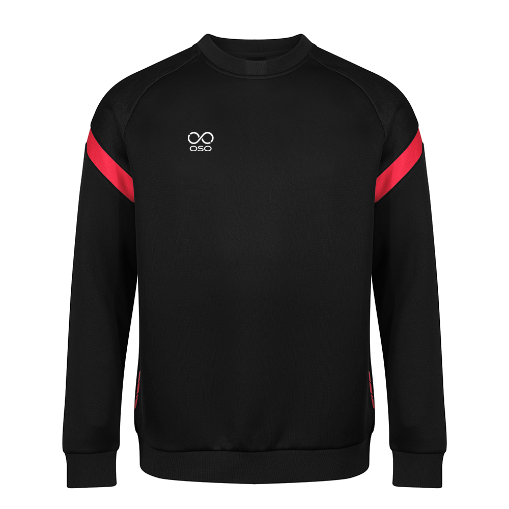 OSO Kinetic Crew Neck - Black / Red