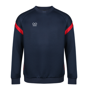 OSO Kinetic Crew Neck - Navy / Red