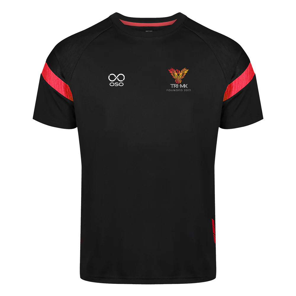 Phoenix Tri-MK Tech T-Shirt - Black/red