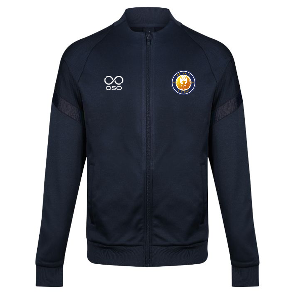 FC Unity Tech Full Zip Track Top - Navy/navy