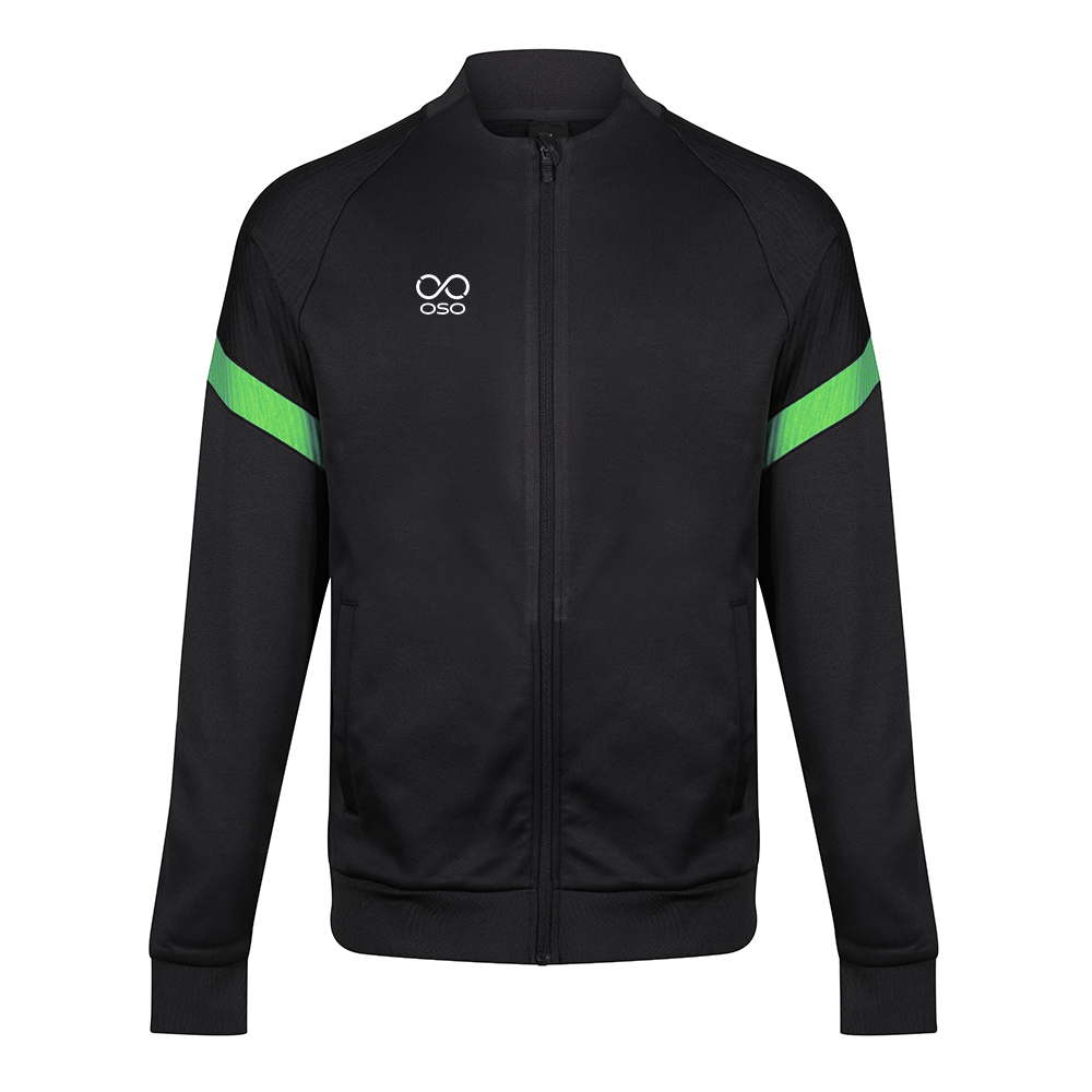 OSO Kinetic Track Jacket - Black / Green