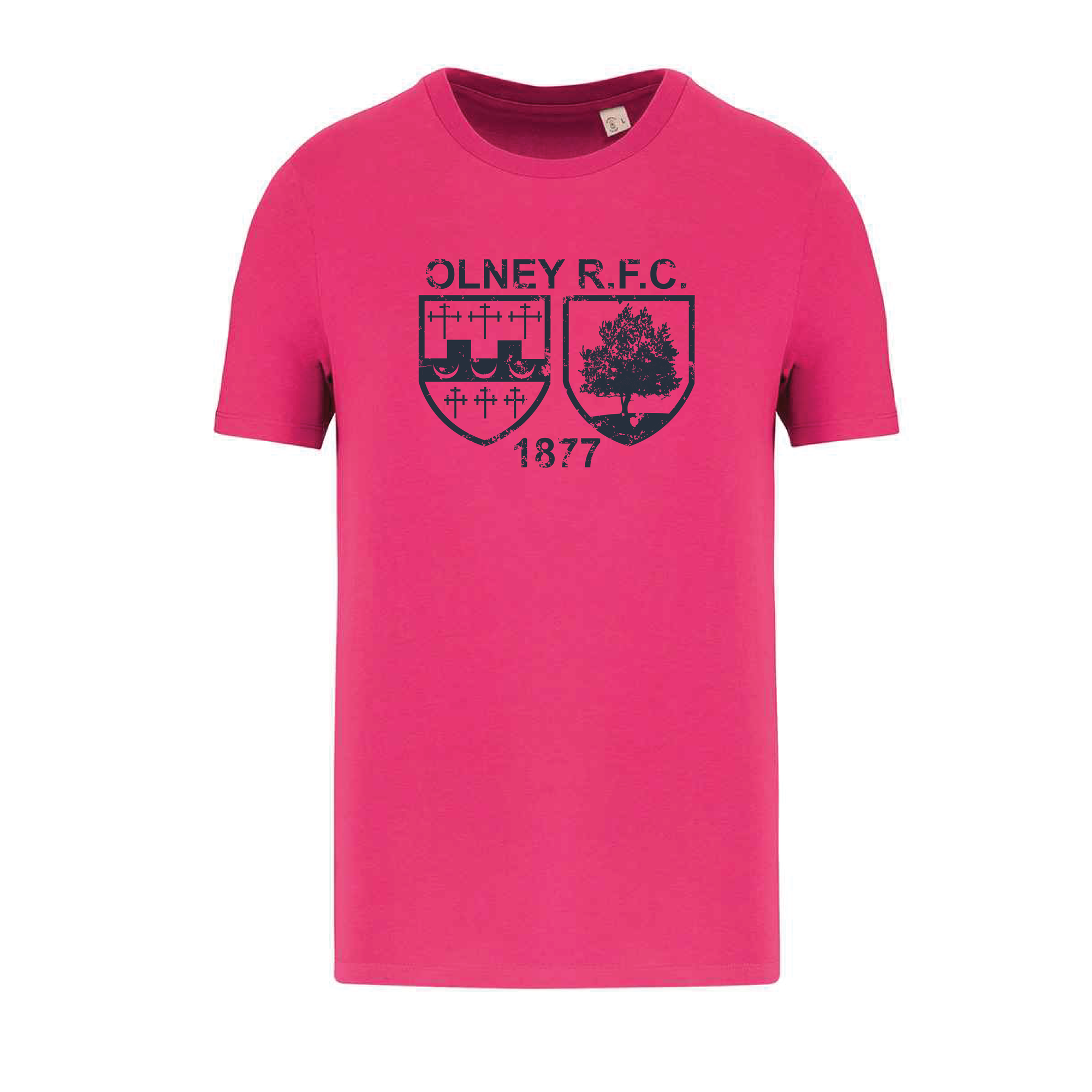 Olney RFC Supporters T-Shirt - Raspberry Sorbet