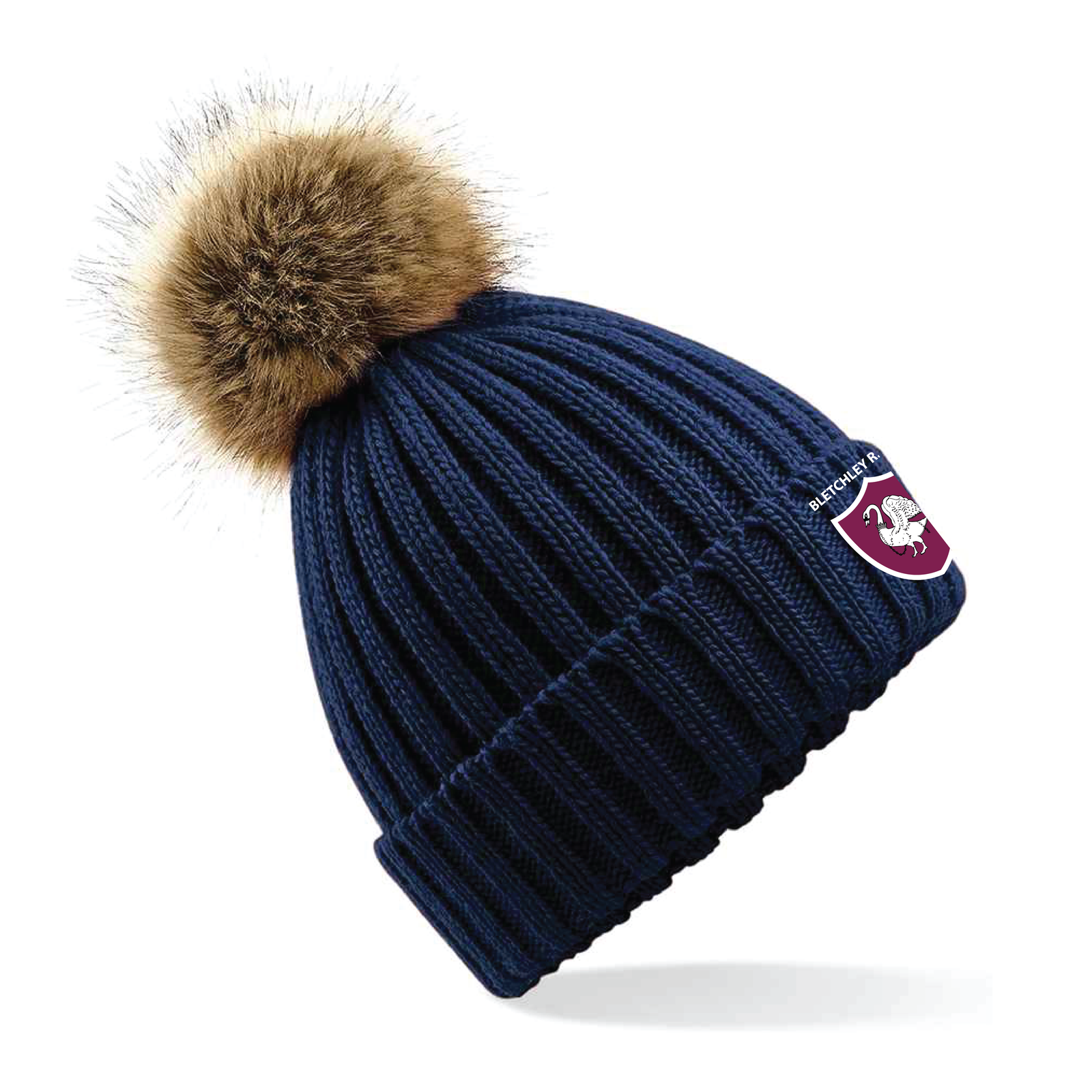 Bletchley RUFC Chunky Beanie - Navy