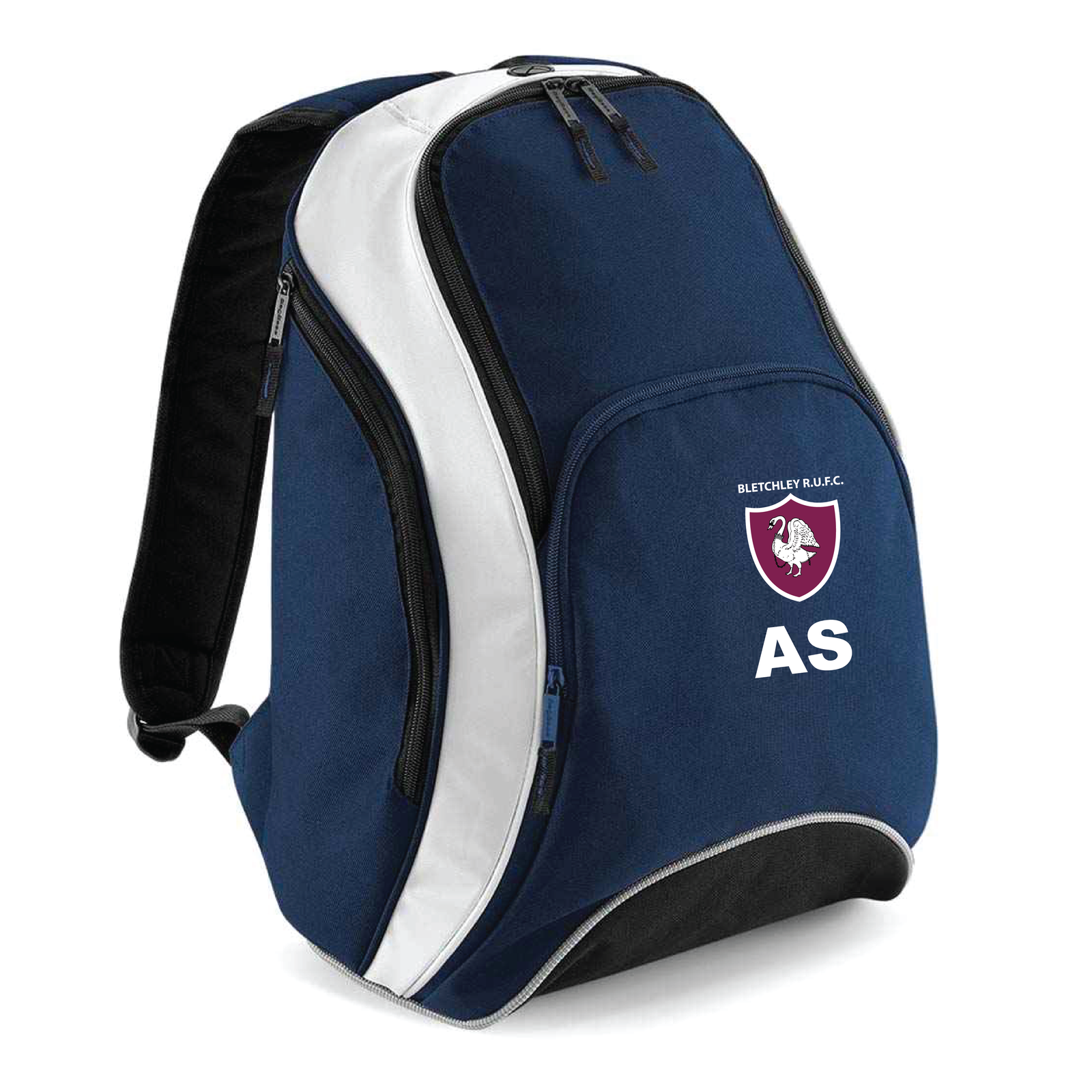 Bletchley RUFC Teamwear Backpack - Navy/white