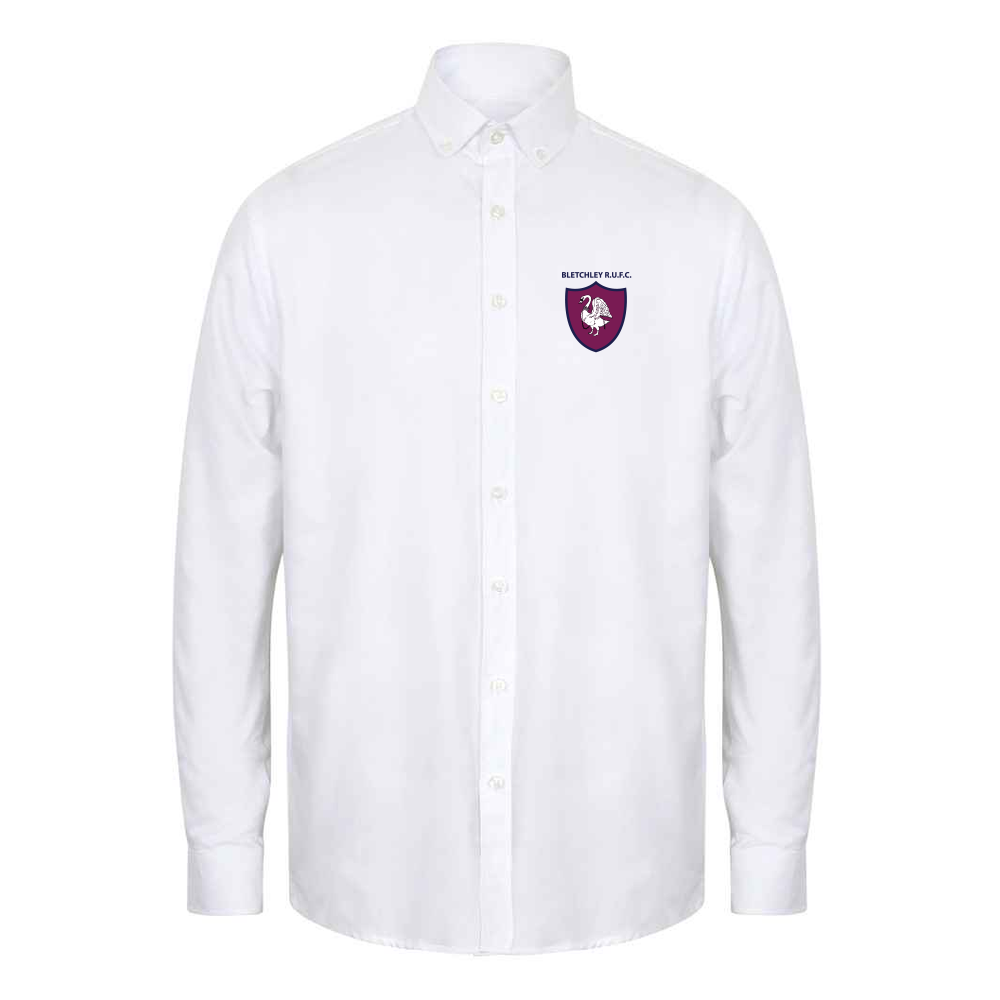 Bletchley RUFC Long Sleeve Shirt - White