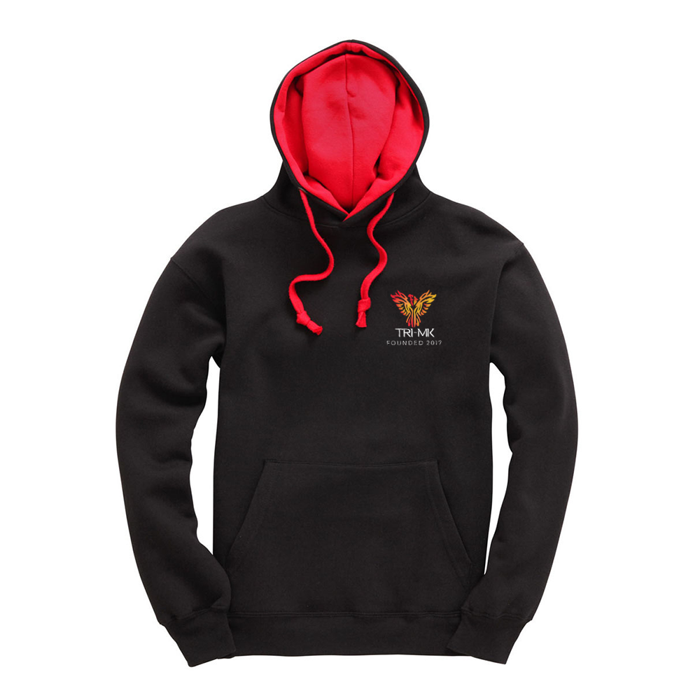 Phoenix Tri-MK Hoodie Youth - Black/red