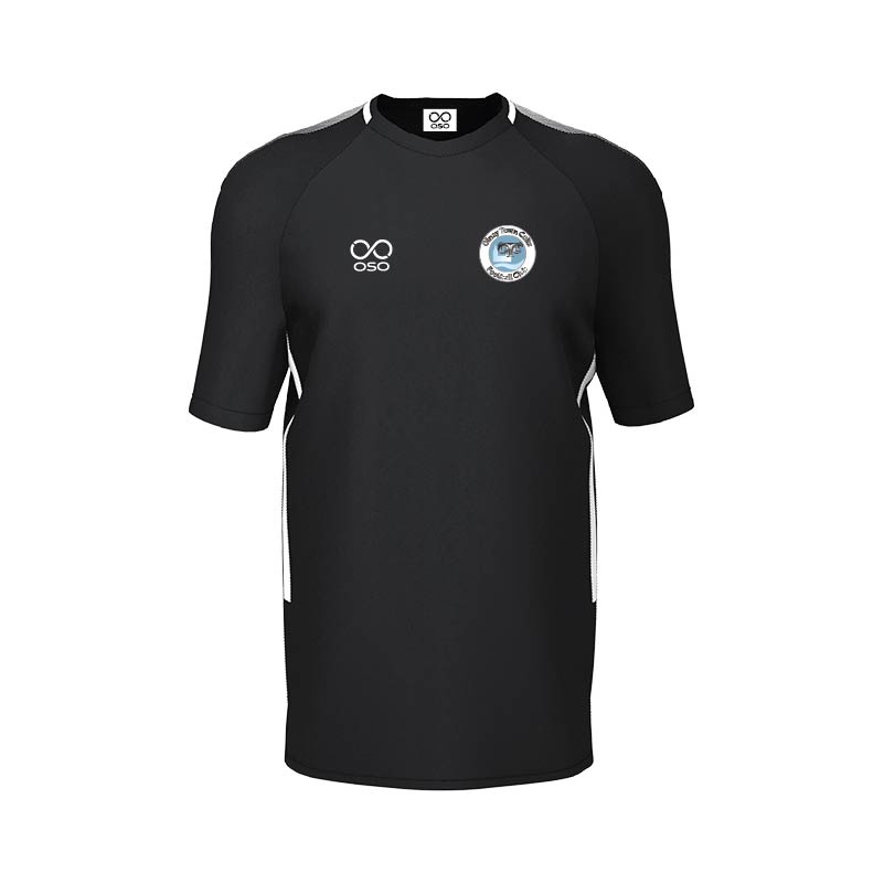Olney Football Club Training Tee - Black/white