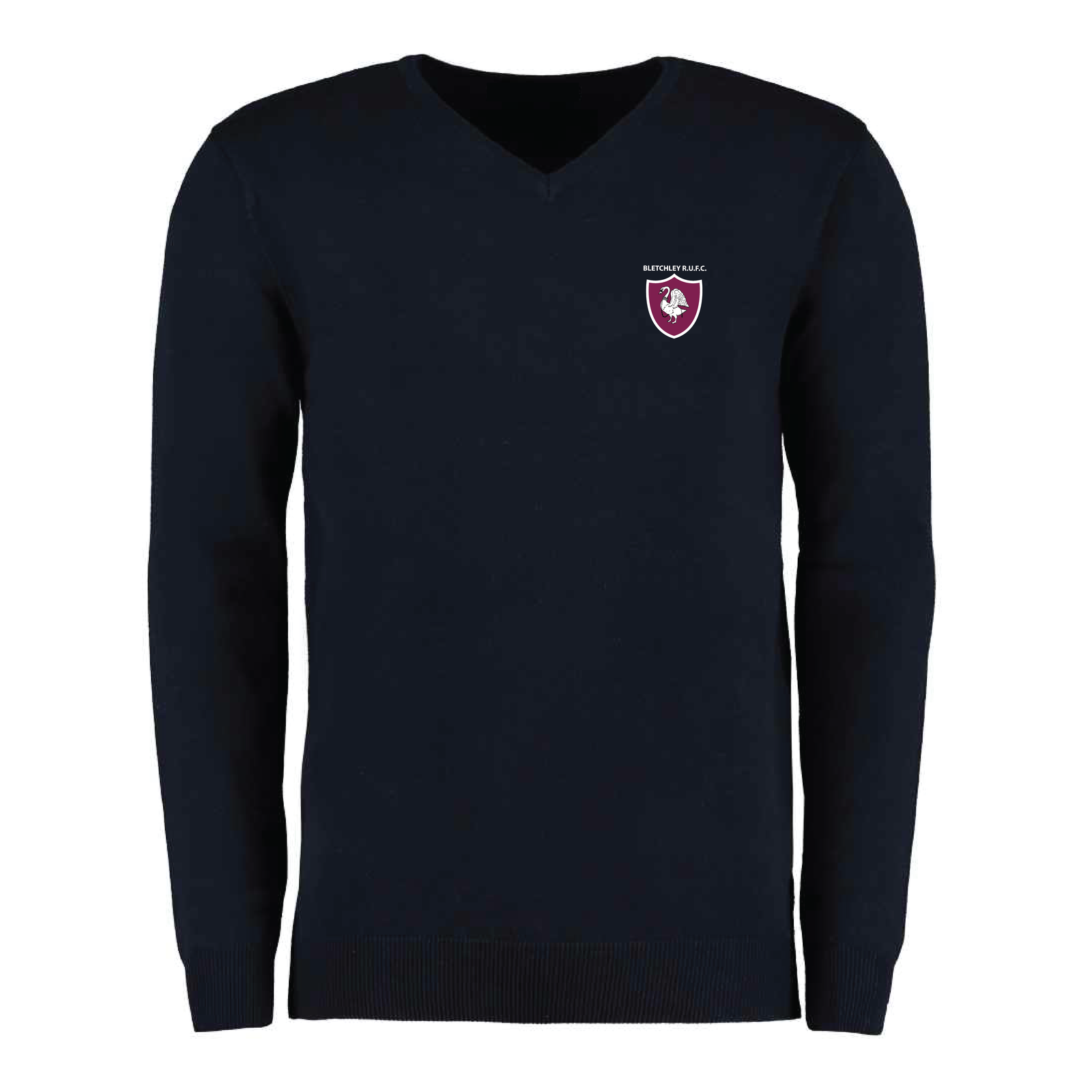 Bletchley RUFC  V Neck Sweater - Navy