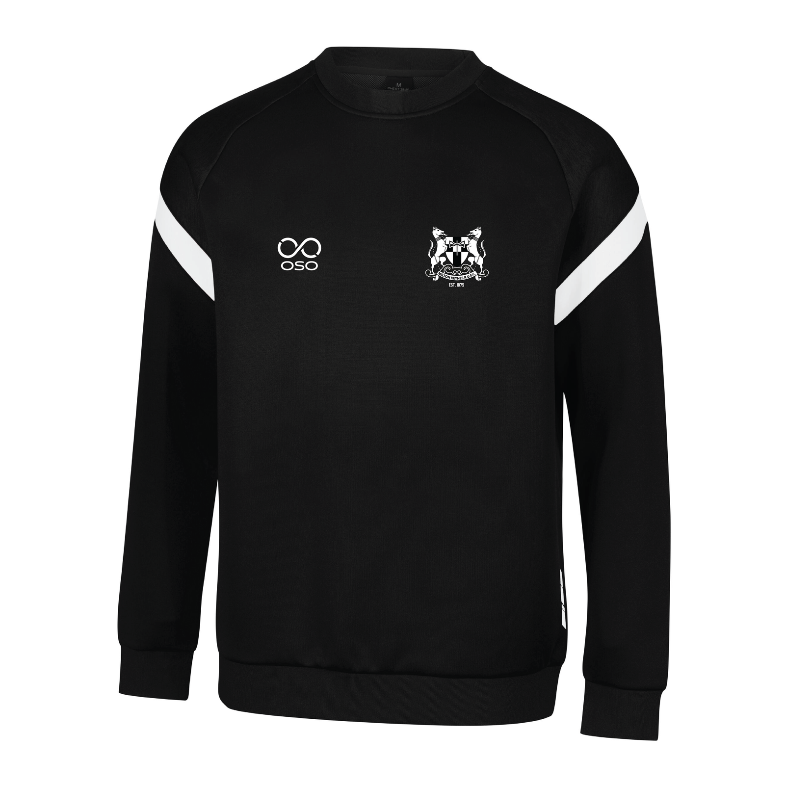 MKRUFC Tech Crew Neck - Black/white