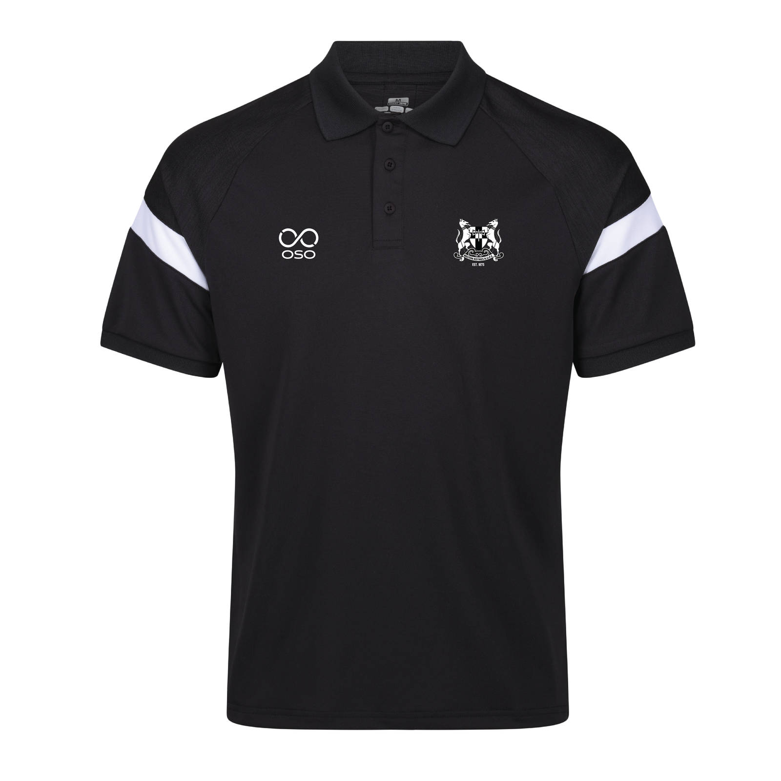 MKRUFC Tech Polo - Black/white
