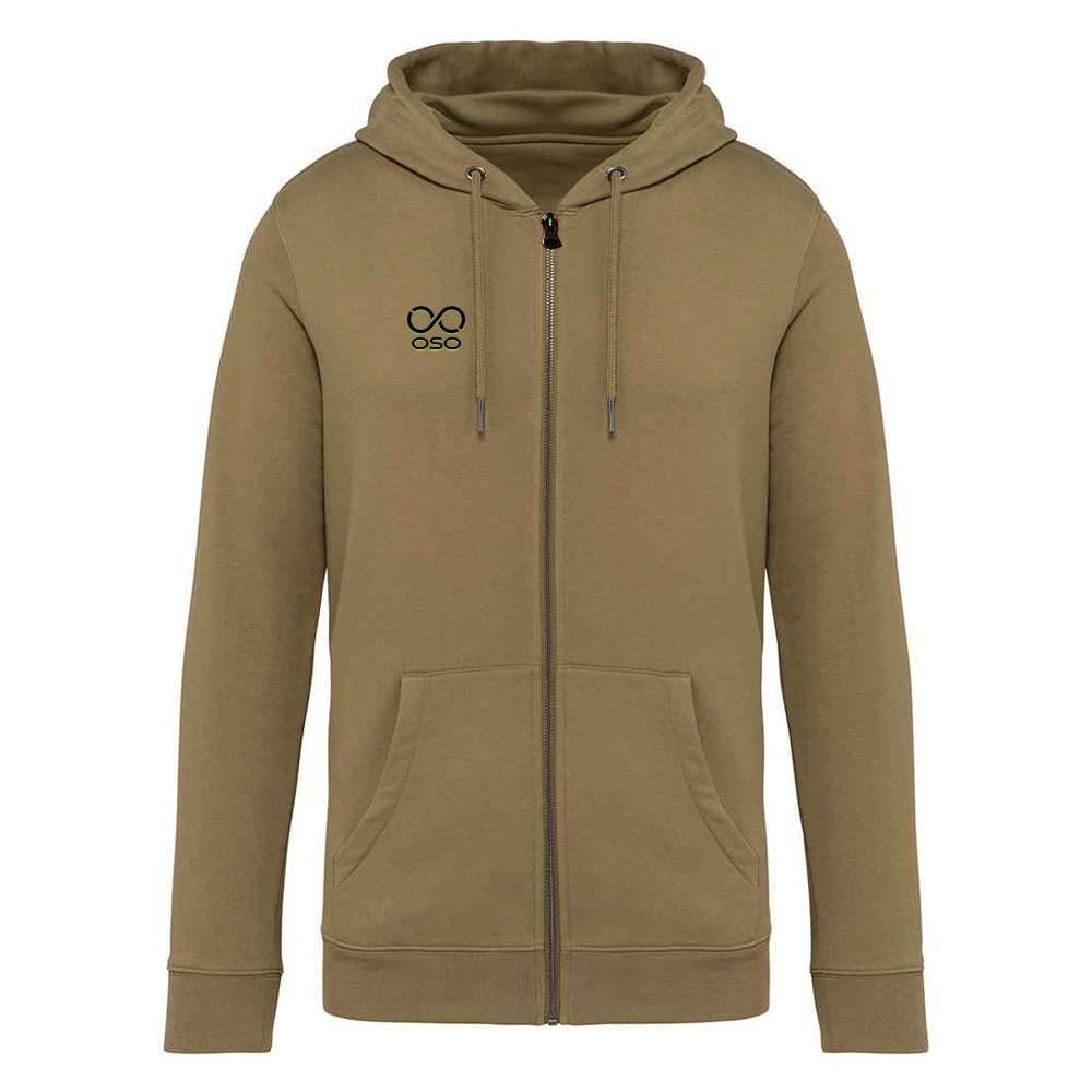 OSO Ultimate Zip Hoodies - Unisex - Light Olive