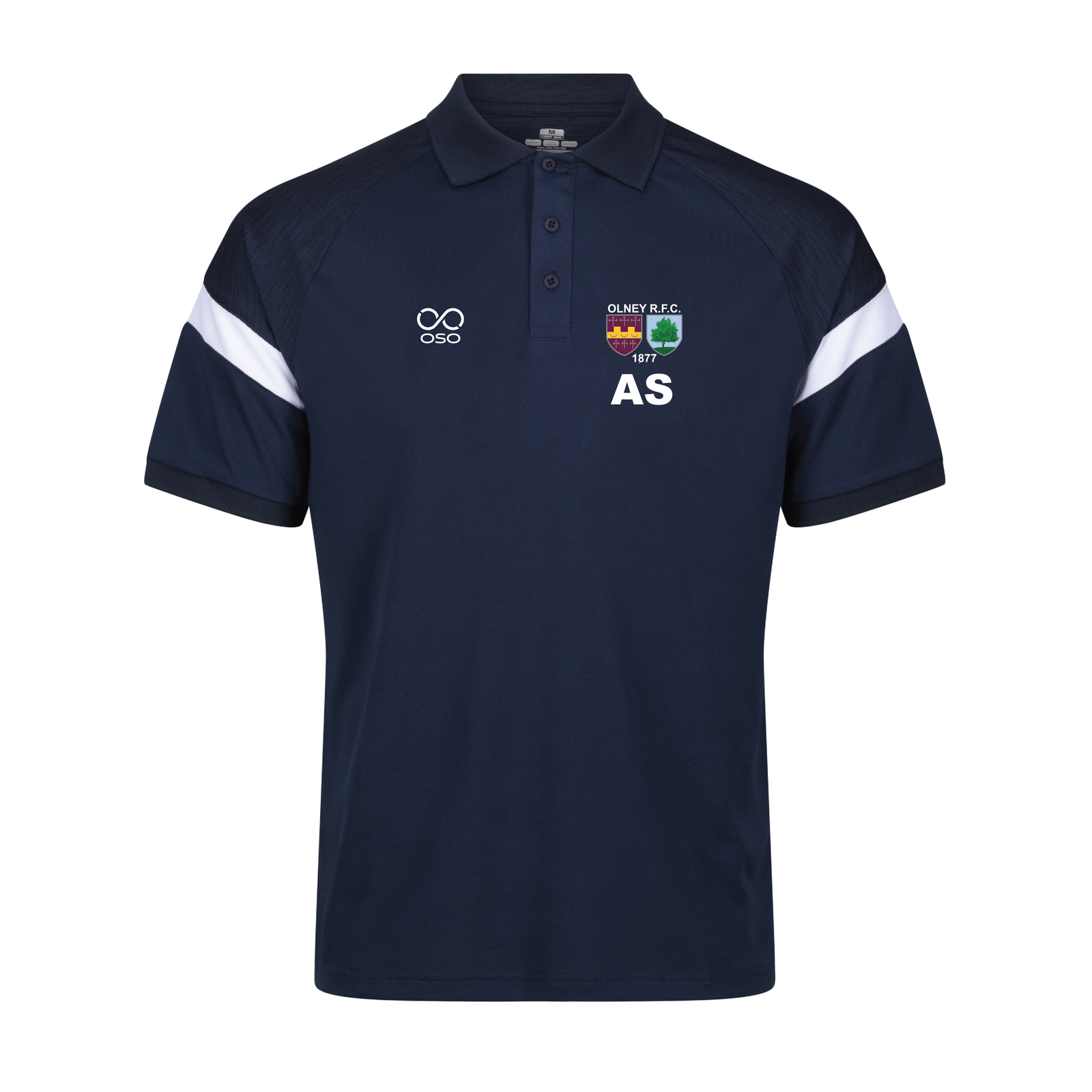 Olney RFC Tech Polo - Navy/white