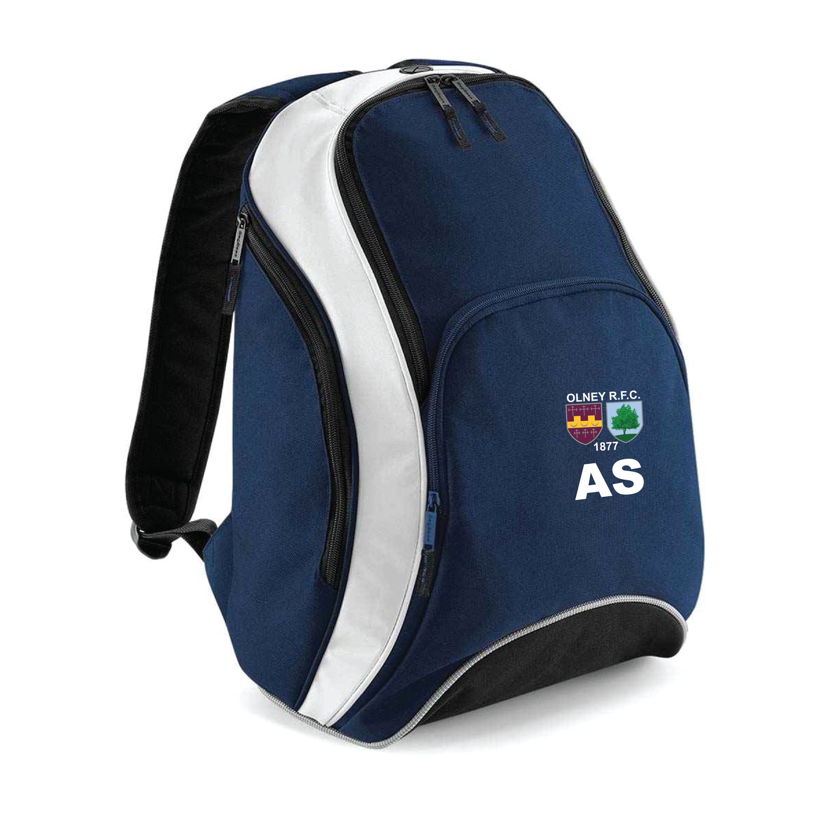 Olney RFC Team Backpack - Navy/white
