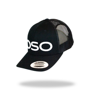 OSO Trucker Cap - Black/white