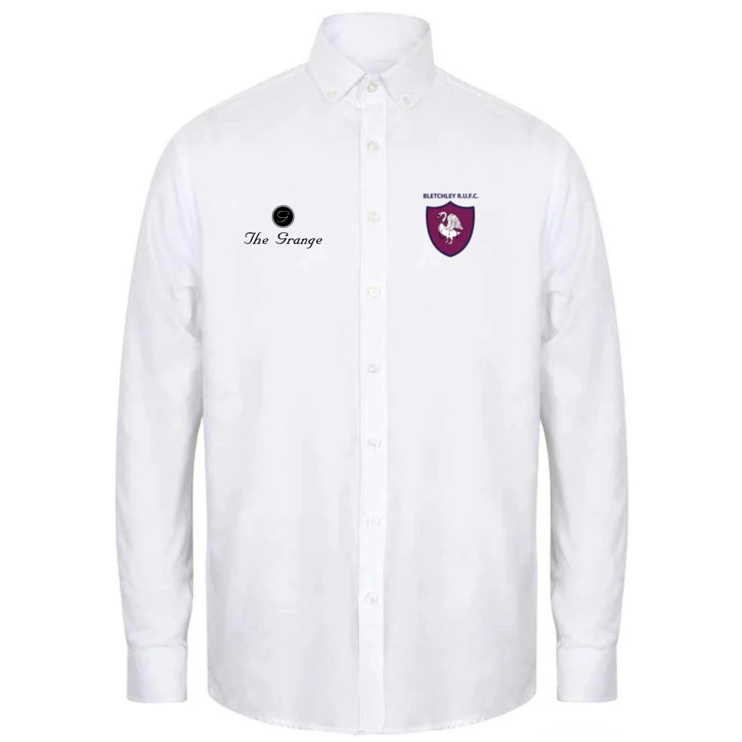 Bletchley RUFC Long Sleeve Shirt - The Grange - White