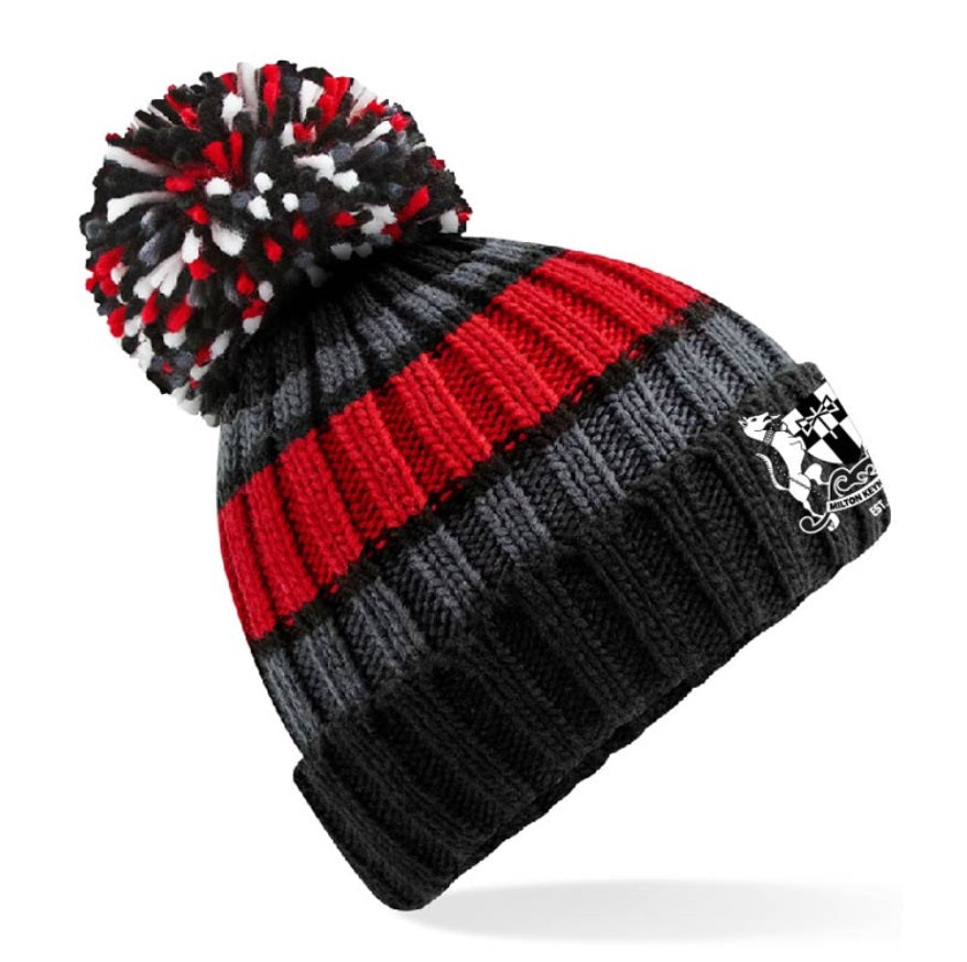 MKRUFC Fleece Lined Beanie Hat - Black