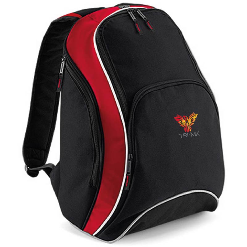 Phoenix Tri-MK Backpack - Black/red