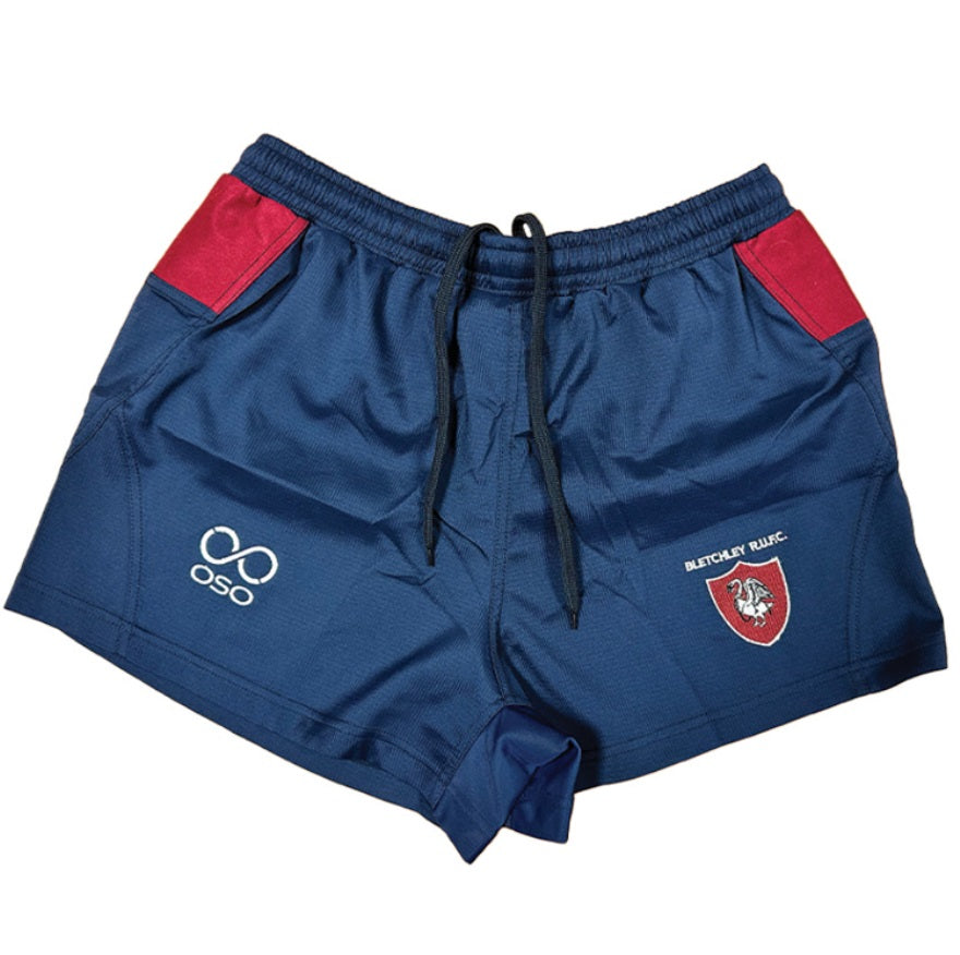 Bletchley RUFC Match Shorts Ladies - Navy