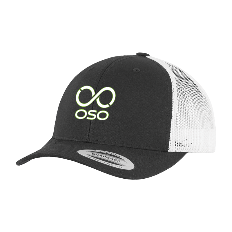 OSO Contrast Trucker Cap - Black/white