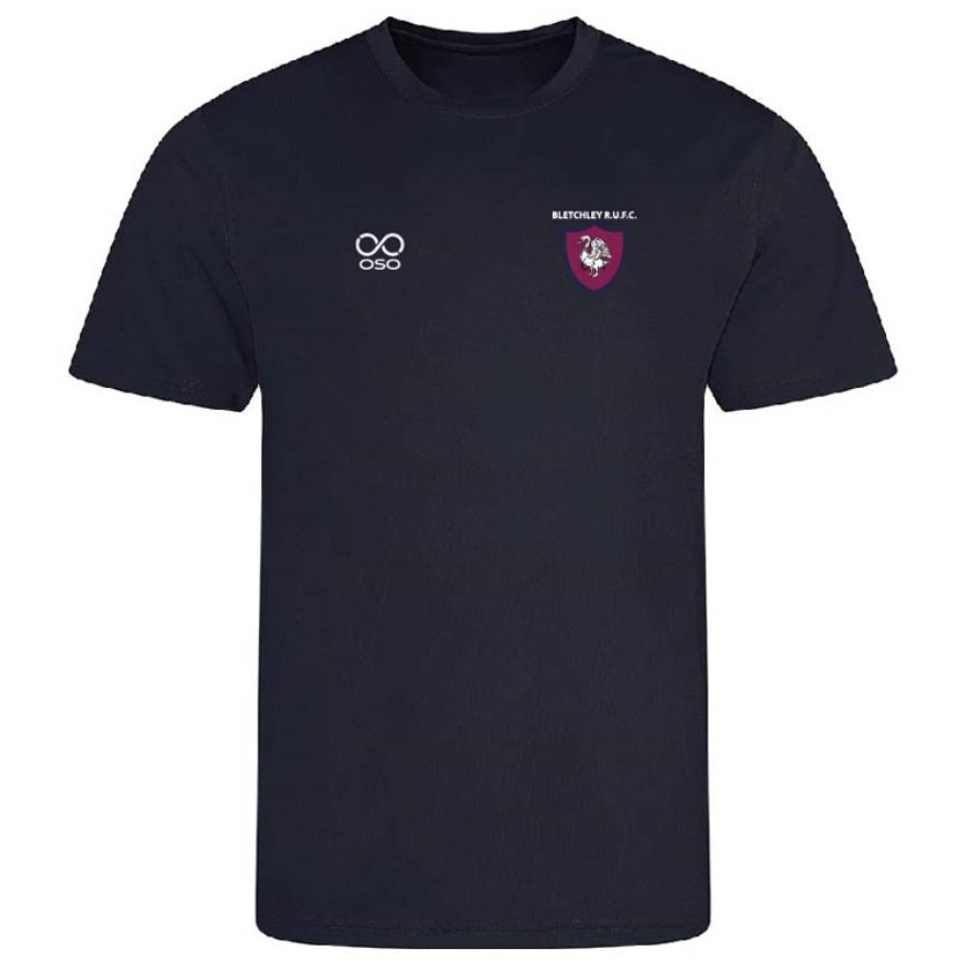 Bletchley RUFC Sports T-shirt Ladies - French navy