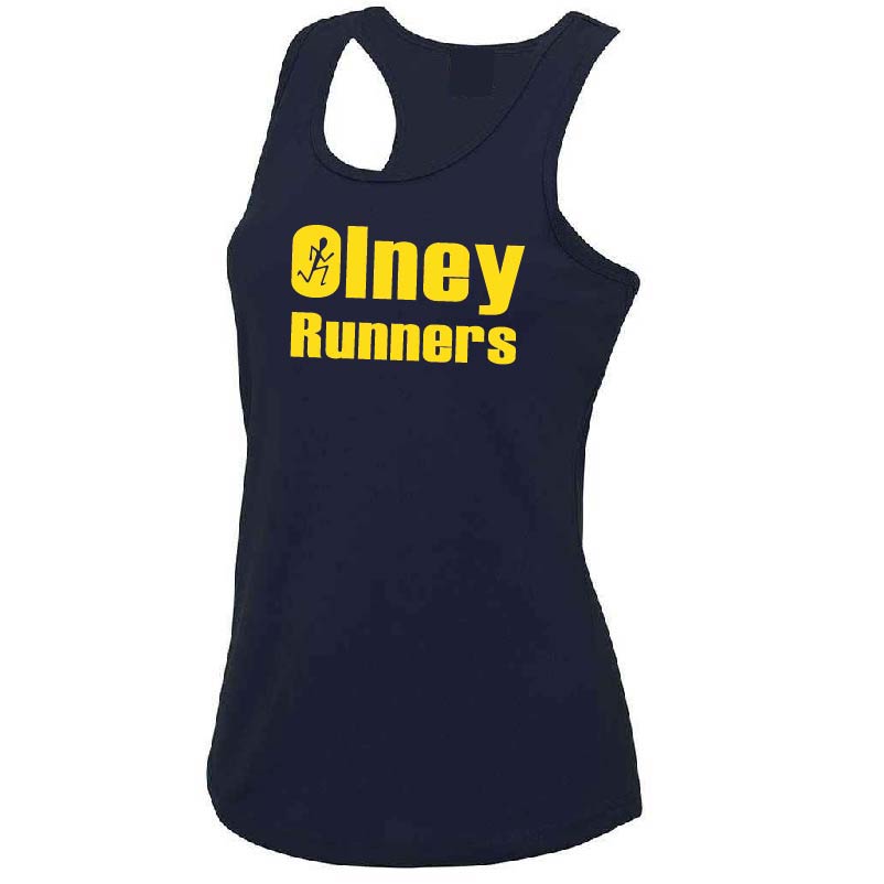 Olney Runners Technical Training Vest - Navy