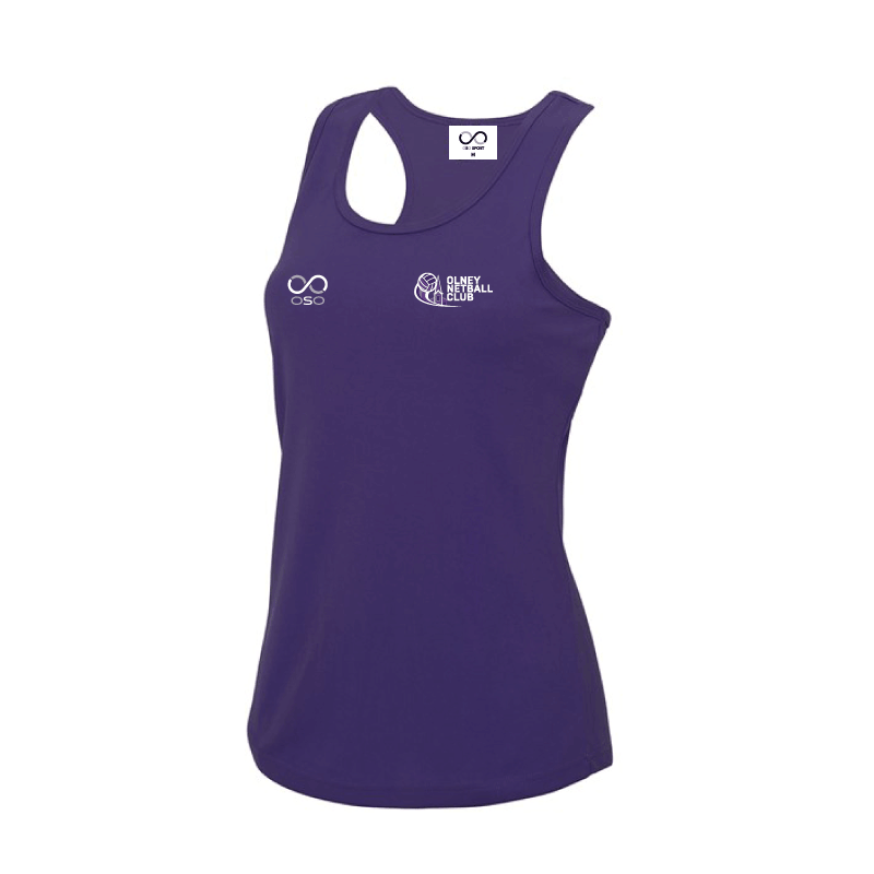 Olney Netball Club Technical Vest - Purple