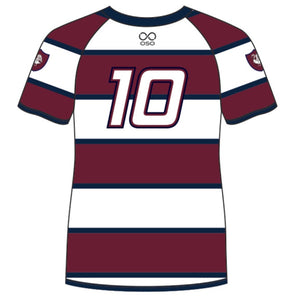 Bletchley RUFC Match Jersey Ladies - Maroon/white