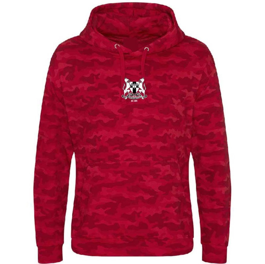 MKRUFC Red Camo Hoodie - Red camo
