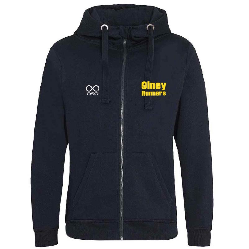 Olney Runners Full Zip Hoodie - New fr. navy