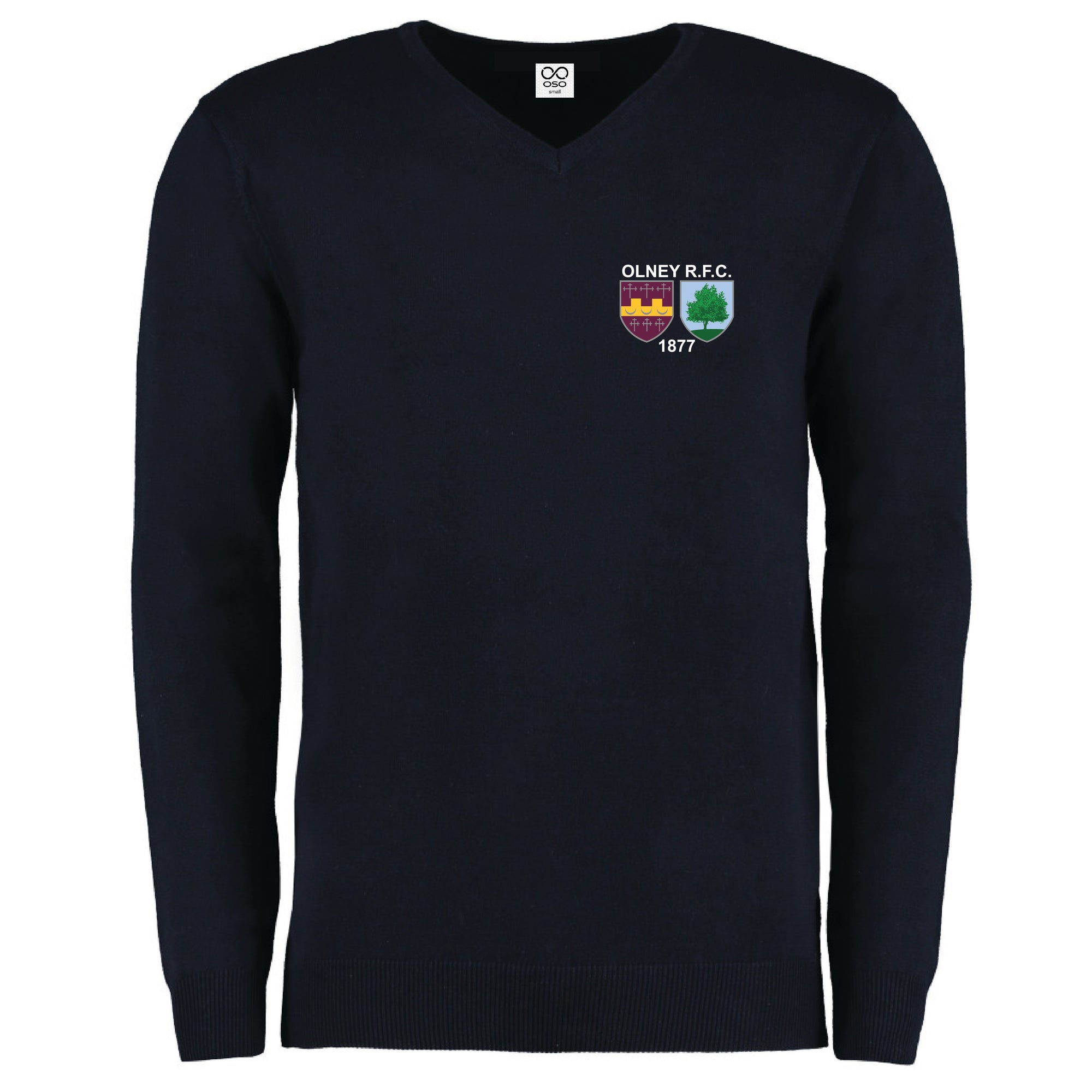Olney RFC  V Neck Sweater - Navy