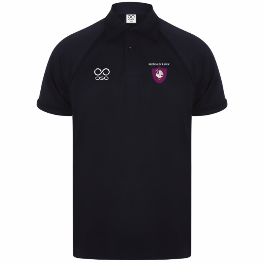 Bletchley RUFC Team Polo Junior - Navy/navy