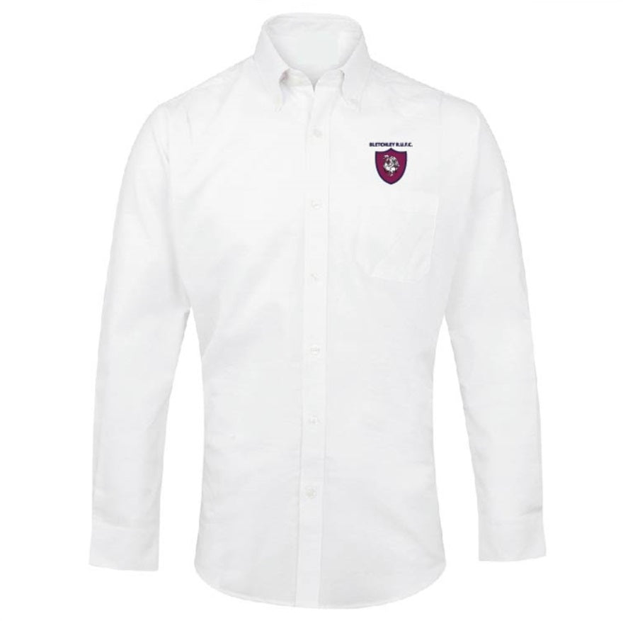 Bletchley RUFC Long Sleeve Shirt - White
