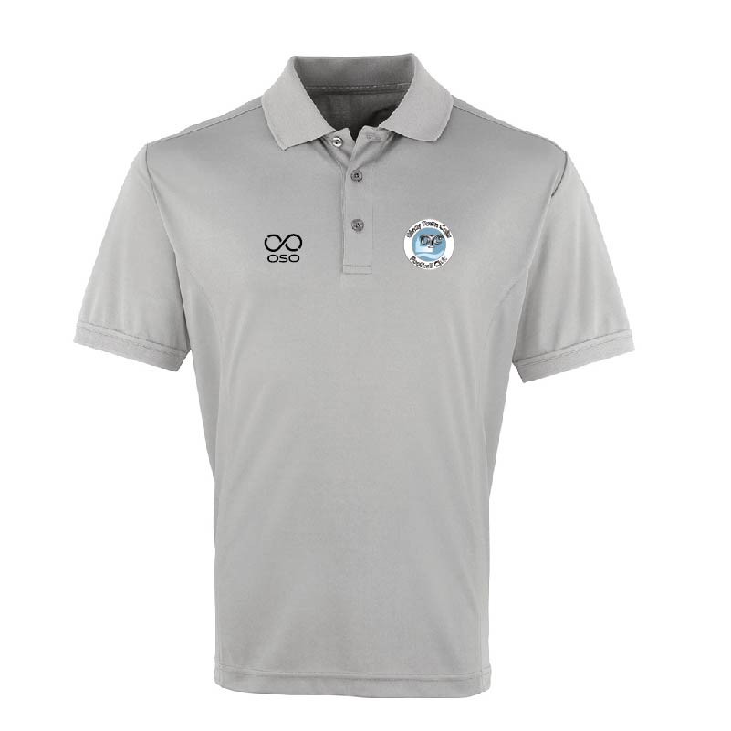 Olney Football Club Polo Shirt - Silver