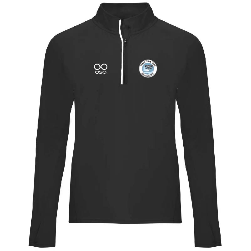 Olney Football Club Lightweight 1/4 Zip Training Top - Black
