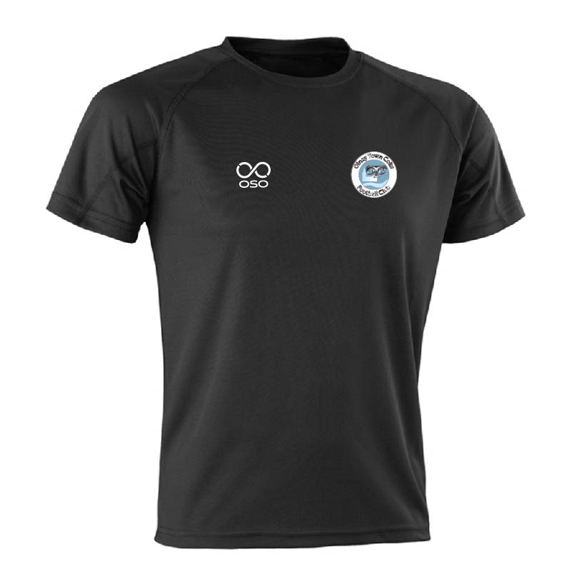 Olney Football Club Performance T-shirt Junior - Black