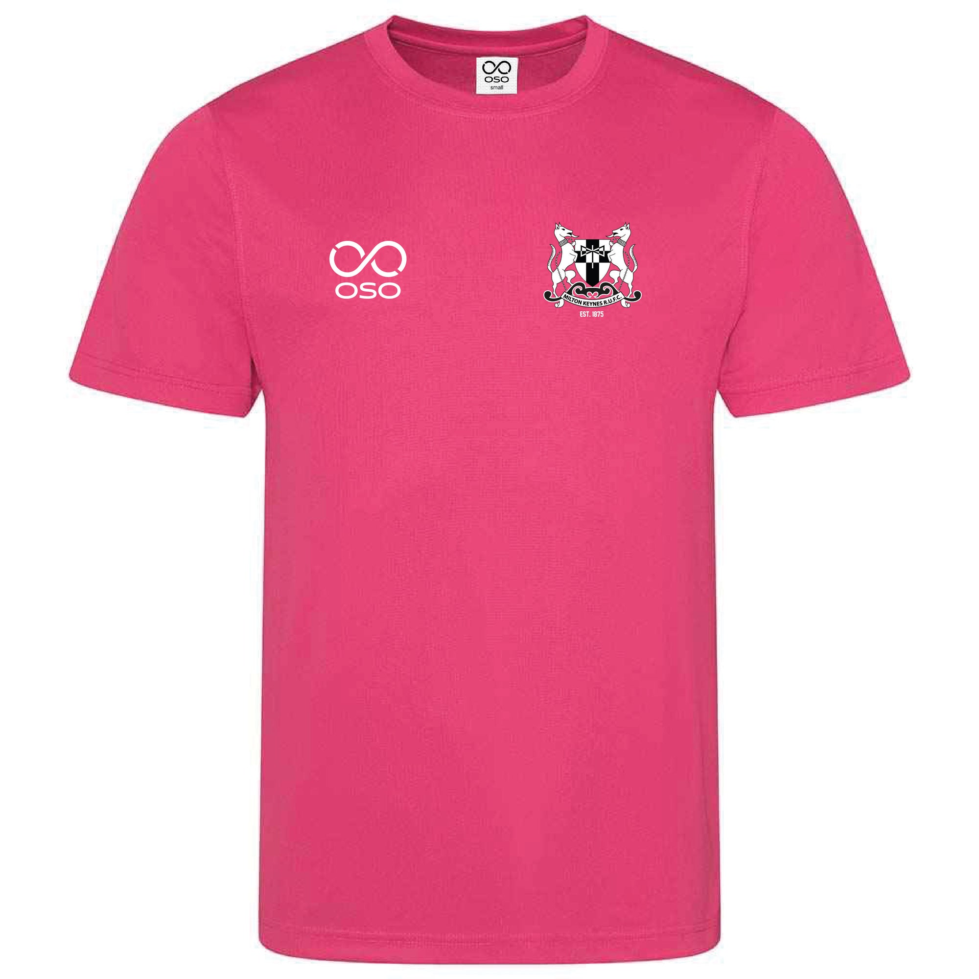 MKRUFC Electric Pink Sports T-shirt - Pink
