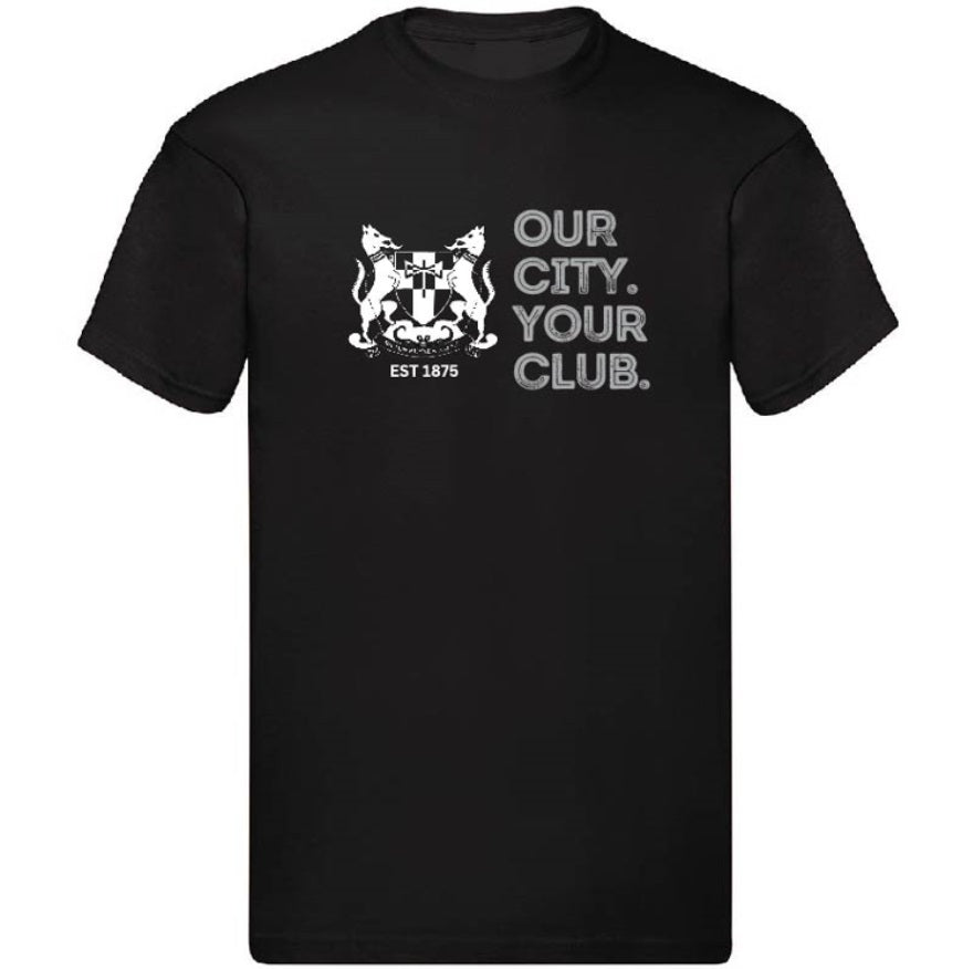 MKRUFC Supporters T-Shirt "Our Club" - Black