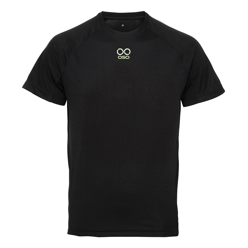 OSO Panelled Perfomance Tee - Black